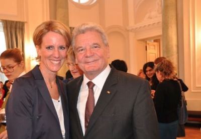 Doctor Strunz with president Joachim Gauck