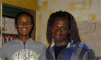 Waris Dirie and Bafing Kul